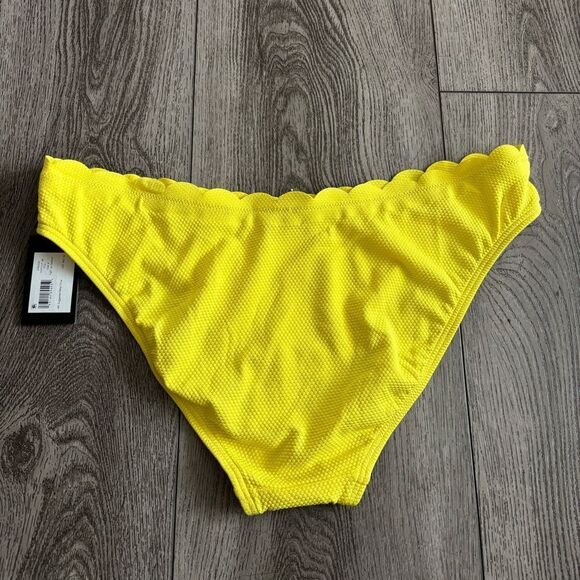 Kate Spade Yellow Scalloped Bikini Bottom - Picture 2 of 5